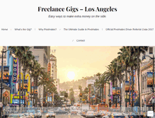 Tablet Screenshot of freelance-gigs.com